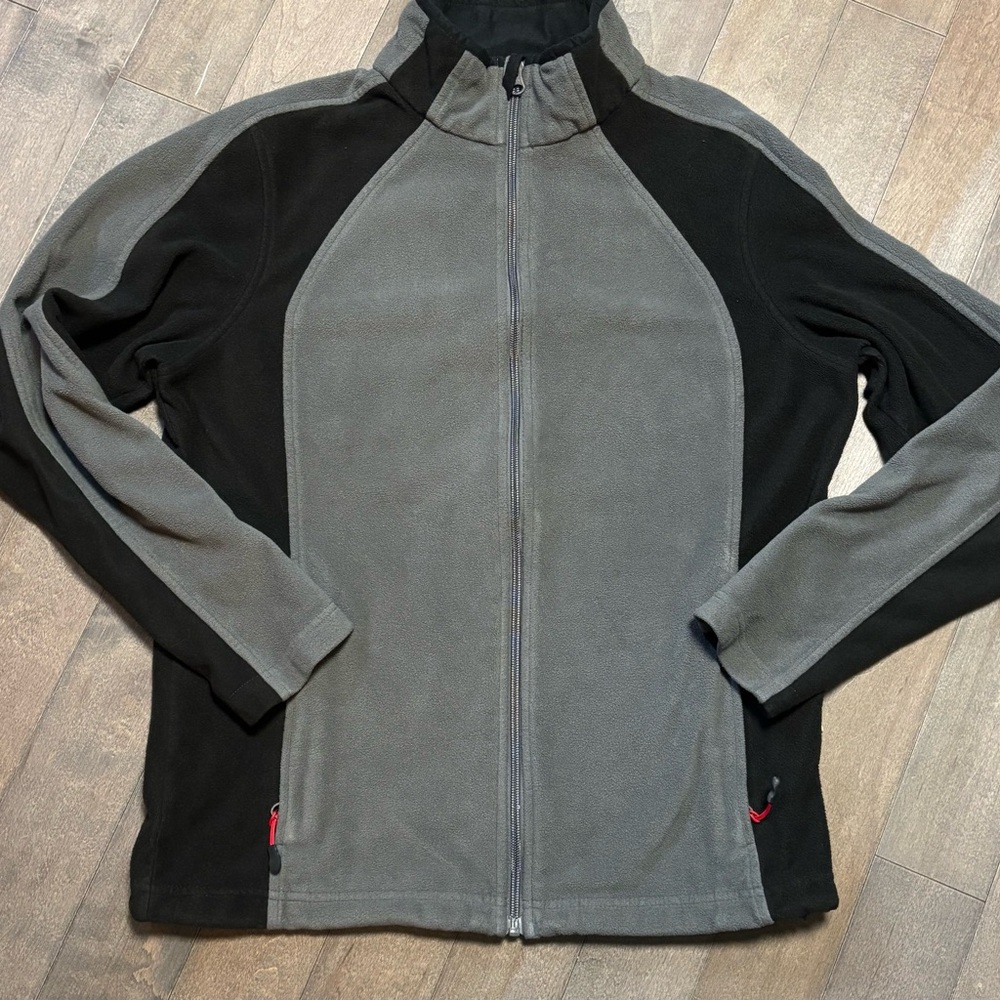 Engelbert Strauss Men’s Dryplexx Microfleece Jacket Gray Black Small